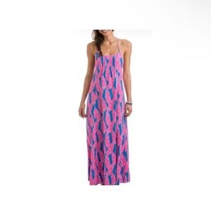 Vineyard Vines Azure Blue Maxi Dress